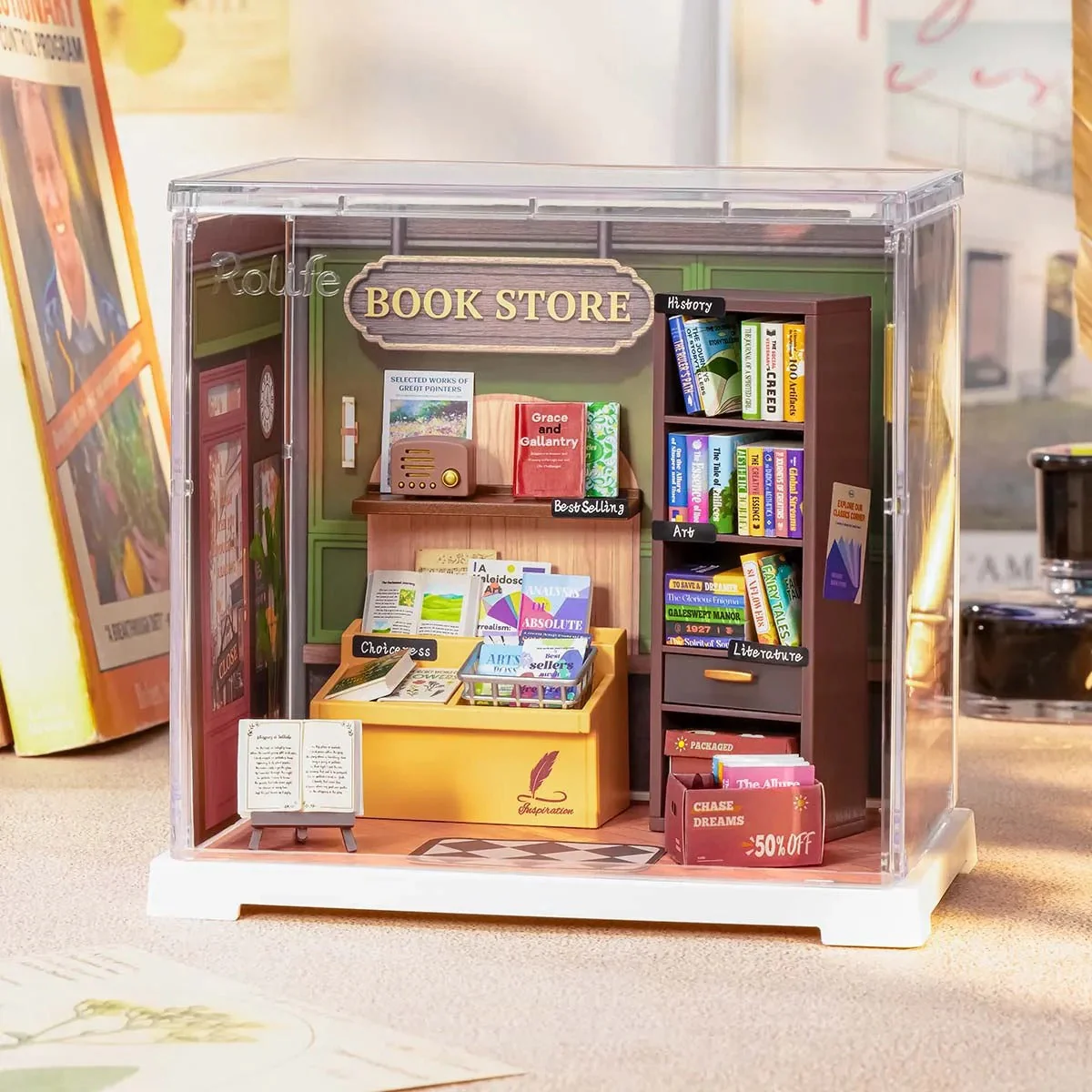 Rolife DIY House Super Store Series DWS04B Memory Book Store